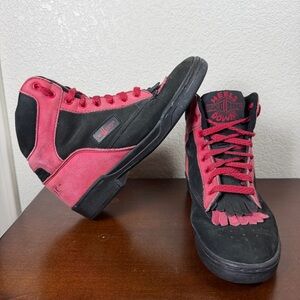 Vintage 1990s Equestrian Riding Sneakers Miller’s Heels Down Fringe Lace Up Sz 7